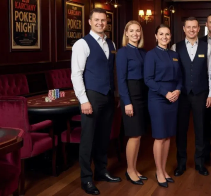 Zespół Polska Gastro Nights gotowy do pomocy gościom restauracji i pokerowym graczom