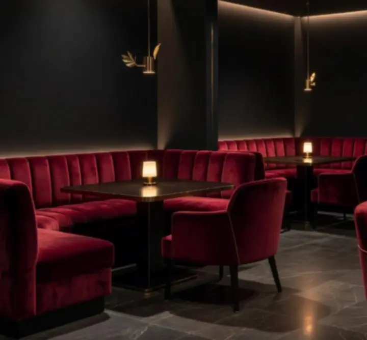 Eleganckie wnętrze restauracji i lounge Polska Gastro Nights