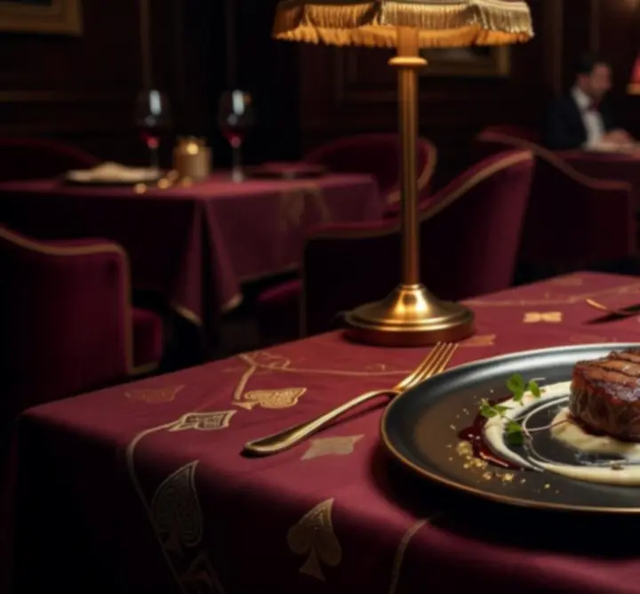 Wykwintne danie serwowane na eleganckim stole w Polska Gastro Nights